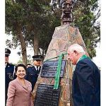 Image for Arroyo unveils Rizal bust on last day in Peru